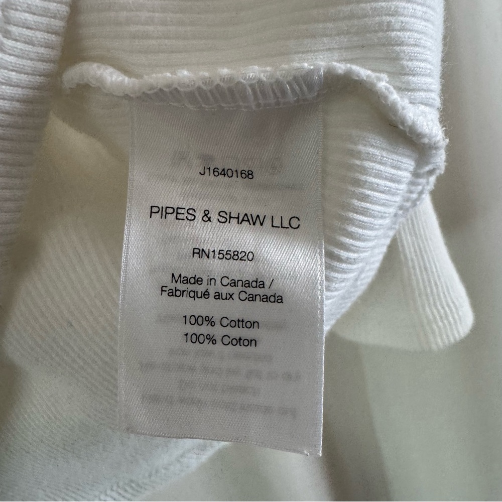 Veronica Beard Selene White Ribbed Knit Ruffled V-Neck 3/4 Sleeve Top XS S - Picture 5 of 7